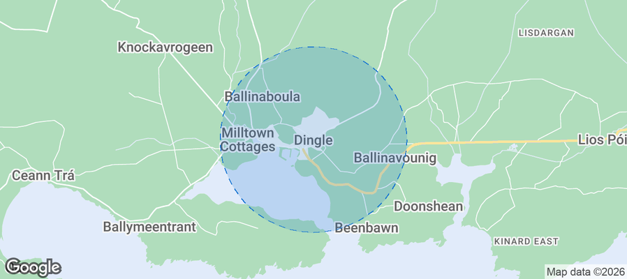 An Daingean Airbnb map